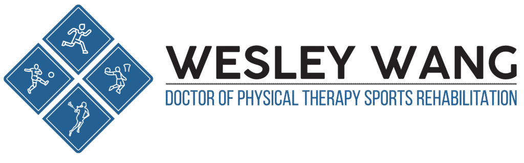 Physical therapy sports rehabilitation logo